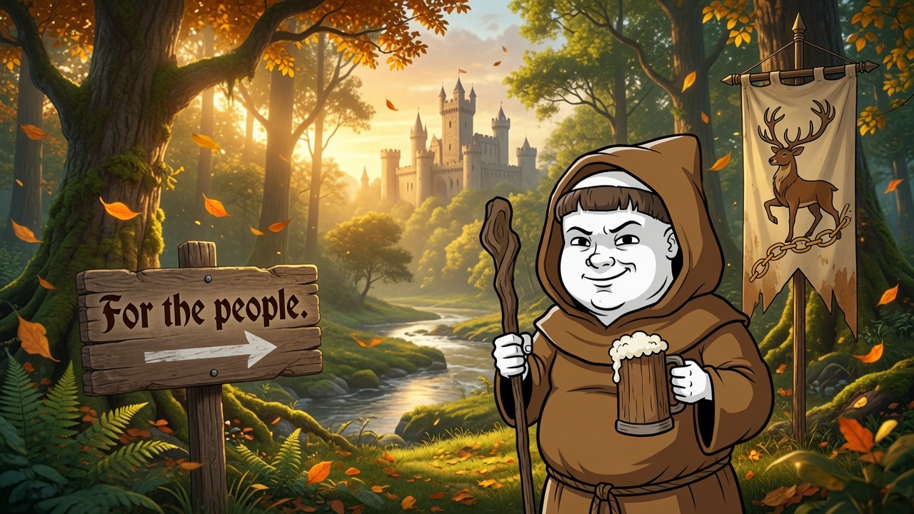 FRIAR Friar Tuck Banner